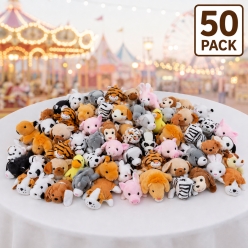Bean Bag Plush Animal Assortment-50Pk
